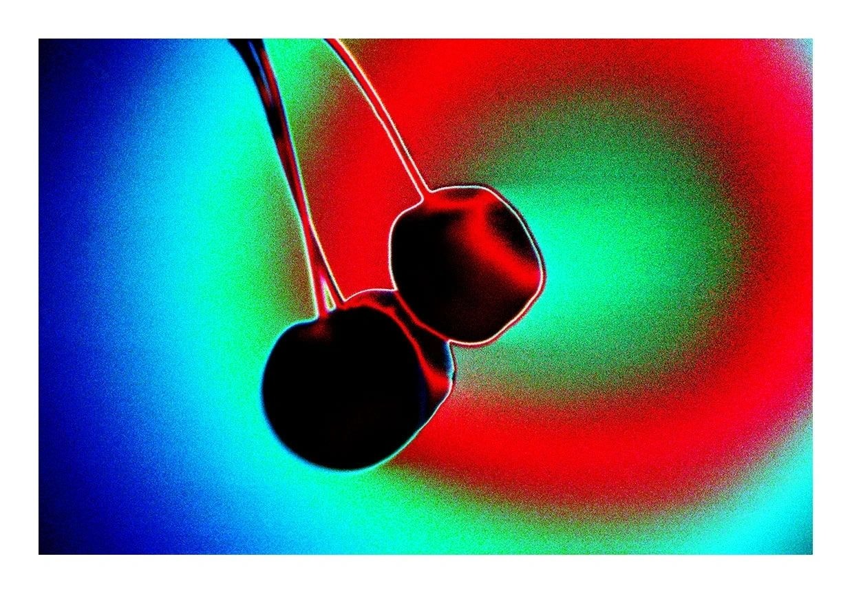 Jay Coffelt fine art photography — funked up earbuds neon